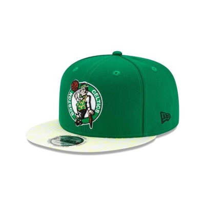 Boston Celtics Gorra | New Era NBA Visor Flare 9fifty Snapback Cap Mexico - Verdes